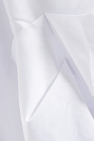 Thumbnail for your product : Paper London Kaia Gathered Cotton-blend Sateen Top