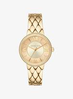 Thumbnail for your product : Michael Kors Courtney Pave Gold-Tone Watch