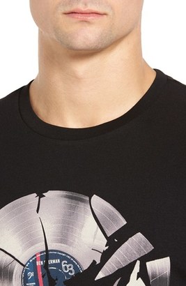 Ben Sherman Men's Shattered Record Graphic T-Shirt