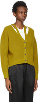 Thumbnail for your product : Proenza Schouler Green White Label Button Back Cardigan