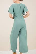 Thumbnail for your product : Entro V-Neck Belted Jumpsuit