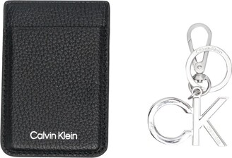 CALVIN KLEIN JEANS - Men's set with wallet and key ring - K50K511205BDS -  Black