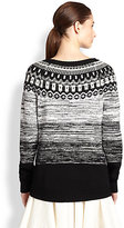 Thumbnail for your product : Milly Space-Dyed Fairisle Sweater