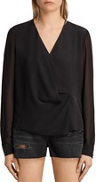 Thumbnail for your product : AllSaints Nile Silk Top