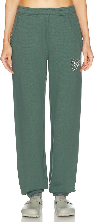 Museum of Peace and Quiet Warped Sweatpants in Sage