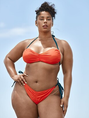 Fashion to Figure Plus Size 'Agent Jinx' Ruched Bikini Top - Tabria Majors  X FTF in Red Size 2 - ShopStyle Two Piece Swimsuits