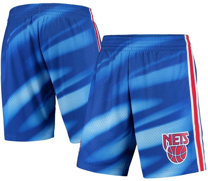 Men's Mitchell & Ness Blue New York Knicks Hardwood Classics 1991 Hyper Hoops Swingman Shorts Size: Medium
