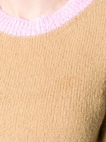 Thumbnail for your product : Avant Toi Contrast Neck Sweater