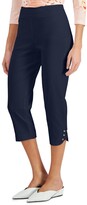 Thumbnail for your product : JM Collection Petite Crisscross-Hem Capri Pants, Created for Macy's
