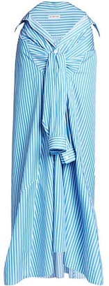 Balenciaga Striped Maxi Skirt