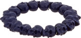 Thumbnail for your product : Alexander McQueen Blue Skull Bead Bracelet