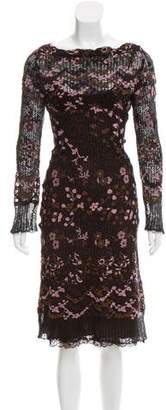 Collette Dinnigan Embroidered Mohair Dress