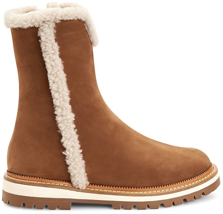 aquatalia fur lined boots