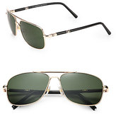 Thumbnail for your product : Montblanc 60MM Metal Navigator Sunglasses