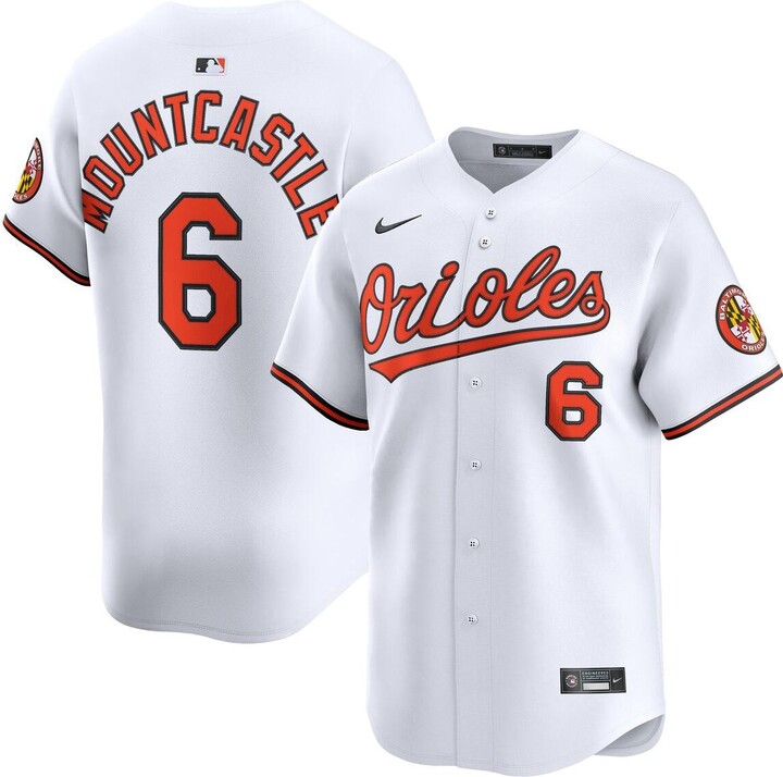 Nike Men's Ryan Mountcastle White Baltimore Orioles Alternate Limited Player Jersey