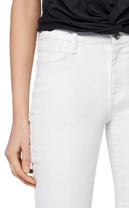 AllSaints Grace Ankle-Length Frayed Jeans