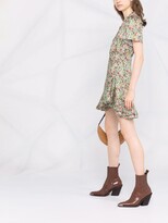 Thumbnail for your product : Sandro floral-print V-neck dress