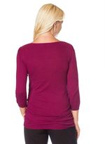 Thumbnail for your product : Oh Baby by motherhood ™ ruched sweater - maternity