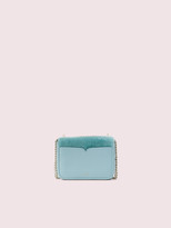 Thumbnail for your product : Kate Spade Nicola Shearling Twistlock Small Convertible Chain Shoulder Bag