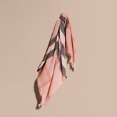 Thumbnail for your product : Burberry Check Merino Wool Square - Large