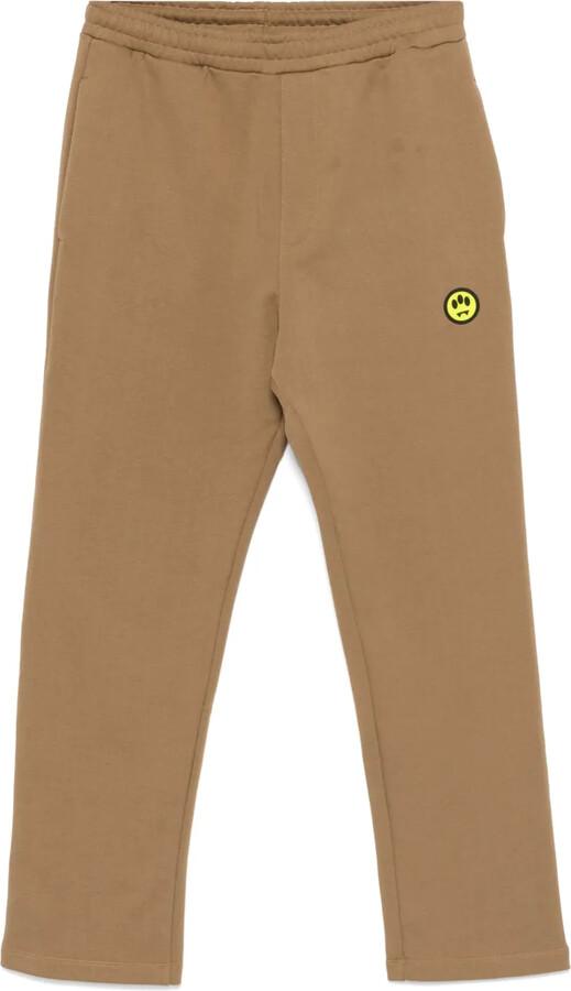 BARROW Flocked-Logo Track Pants