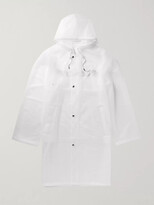 Thumbnail for your product : Vetements Logo-Print Rubber Raincoat - Men - Neutrals