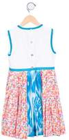 Thumbnail for your product : Oscar de la Renta Girls' Floral A-Line Dress