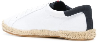 Tommy Hilfiger Raffia Sole Lace-Up Sneakers
