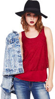 Thumbnail for your product : Wet Seal Lace Overlay Layered Tank