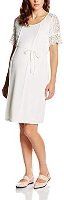 Mama Licious Mamalicious Women's Ellinor Plain Short Sleeve Maternity Dress,(Manufacturer Size:Medium)