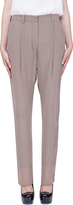 Thumbnail for your product : 3.1 Phillip Lim Taupe Tapered Pleated Trousers