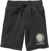 Thumbnail for your product : Old Navy Men's Jersey-Fleece Logo Shorts (11")