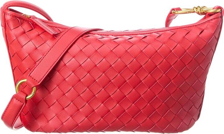 Tiffany & Fred Paris Woven Leather Crossbody