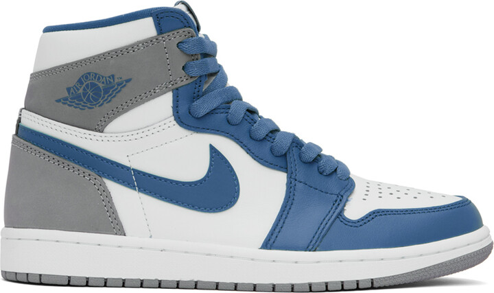 nike air jordan black white blue