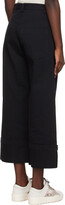 Thumbnail for your product : MONCLER GENIUS 2 Moncler 1952 Black Rolled Cuffs Trousers