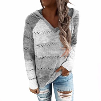 womens knitted hoodie uk