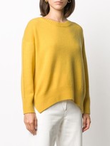 Thumbnail for your product : Allude Rib-Trim Cashmere Jumper