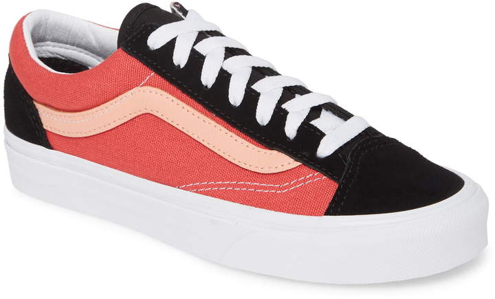 Vans Red Shoes Shopstyle