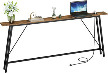 17 Stories Sneed Console Table with Power Outlets