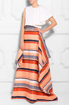 Thumbnail for your product : Christian Siriano California Stripe Overlay Skirt