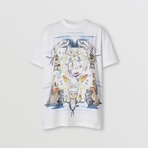 Thumbnail for your product : Burberry Marine Sketch Print Cotton Oversized T-shirt