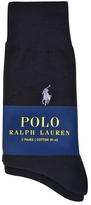 Thumbnail for your product : Polo Ralph Lauren Two Pack Dress Socks