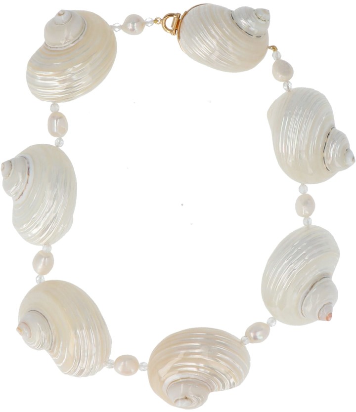 Prada 'shell Pearl' Necklace - ShopStyle