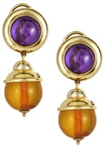 Thumbnail for your product : Stephen Dweck 18K Yellow Gold Amethyst & Garnet Earrings