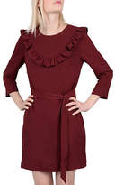 Thumbnail for your product : Molly Bracken Belted Ruffled Shift Dress