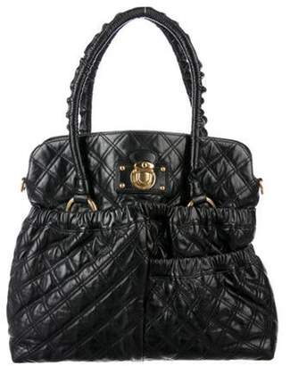 Marc Jacobs Quilted Leather Satchel Black Quilted Leather Satchel