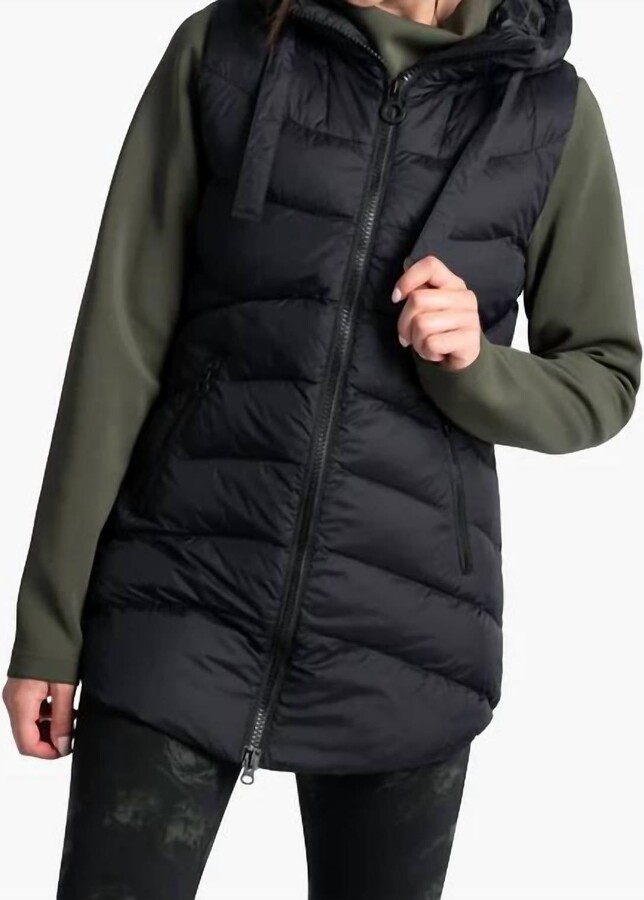 The Quilted Water Repellent Nylon Shacket