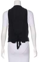 Thumbnail for your product : L'Agence Embellished Silk Vest