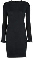 Thumbnail for your product : Whistles Frill Cuff Sparkle Knit Dress