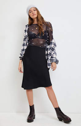 Lucca Couture Janet Bias Cut Midi Skirt